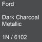 Preview: Ford, Dark Charcoal Metallic, 1N / 6102.